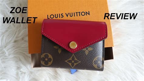 lv zoe wallet review|LOUIS VUITTON ZOE WALLET .